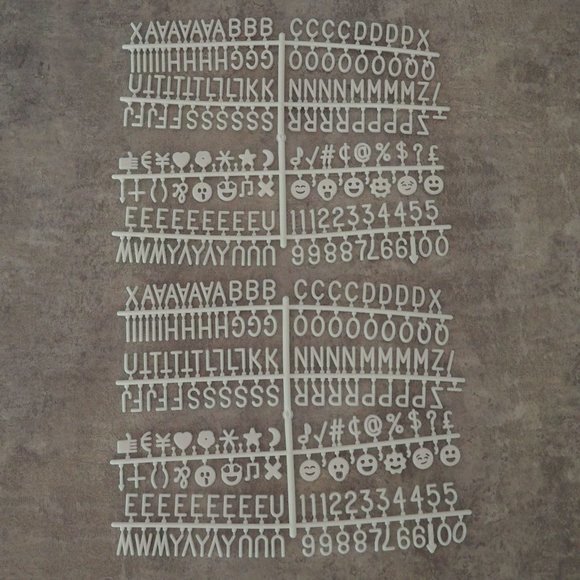 EraView Accents Nib Black Felt Board White Letters Light Wood Poshmark